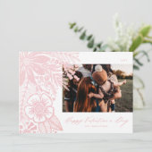 ピンクウォーターカラーフローラバレンティンズデイブーケ シーズンカード (スタンド正面)