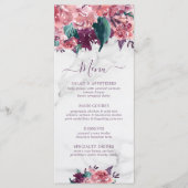 ピンクウォーターカラーフローラマーブルマザーズ日 メニュー (正面)