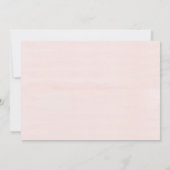 ピンクウォーターカラーブランチ&バブリーブライダルシャワー 招待状 (裏面)