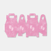 ピンクウォーターカラーベビーシャワーカスタム フェイバーボックス (折り畳みなし)