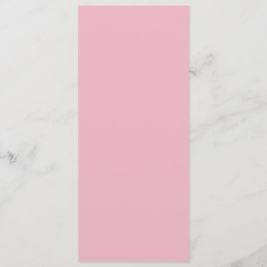 ピンクウォーターカラーポインセチアフローラ冬の結婚式 メニュー (裏面)