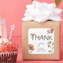 ピンクウォーターカラーポピーありがとう