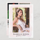 ピンクウォーターカラーモデルアクター5 Photo Compカード (正面/裏面)