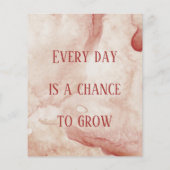 ピンクウォーターカラーモノグラム&名前文房具 (裏面)