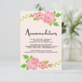 ピンクウォーターカラーランヌカルスアコモデーションカード エンクロージャーカード (スタンド正面)