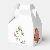 ピンクウォーターカラーリトルポピー1st誕生日 フェイバーボックス (裏面サイド)