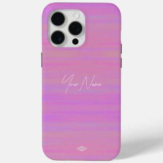 ピンクウォーターカラールックセルフォンケース Case-Mate iPhoneケース (裏面)