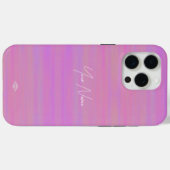 ピンクウォーターカラールックセルフォンケース Case-Mate iPhoneケース (裏面 (横))