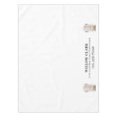 ピンクウォーターカラー実在ドアエステートエージェントビジネス テーブルクロス (正面)