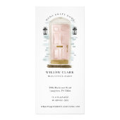 ピンクウォーターカラー実在ドアエステート2022カレンダー ラックカード (正面)