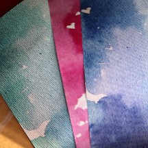 ピンクウォーターカラー絞り染めデザインピンクス絵を描