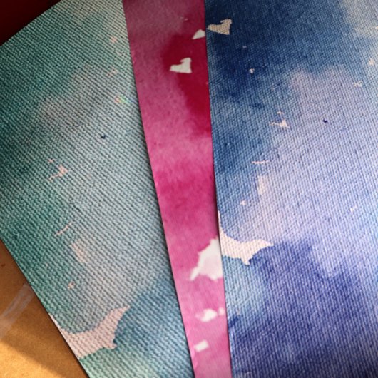 ピンクウォーターカラー絞り染めデザインピンクス絵を描 ラッピングペーパーシート