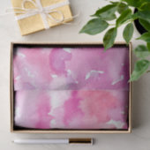 ピンクウォーターカラー絞り染めデザインピンクス絵を描 薄葉紙 (ギフト)