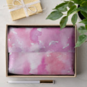 ピンクウォーターカラー絞り染めデザインピンクス絵を描 薄葉紙 (ギフト)