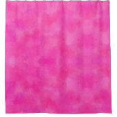 ピンクウォーターカラー絞り染めプリント シャワーカーテン (正面)