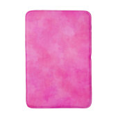 ピンクウォーターカラー絞り染めプリント バスマット (正面縦)