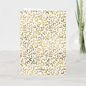 ピンクウォーターカラー金ゴールドヒョウ カード (裏面)