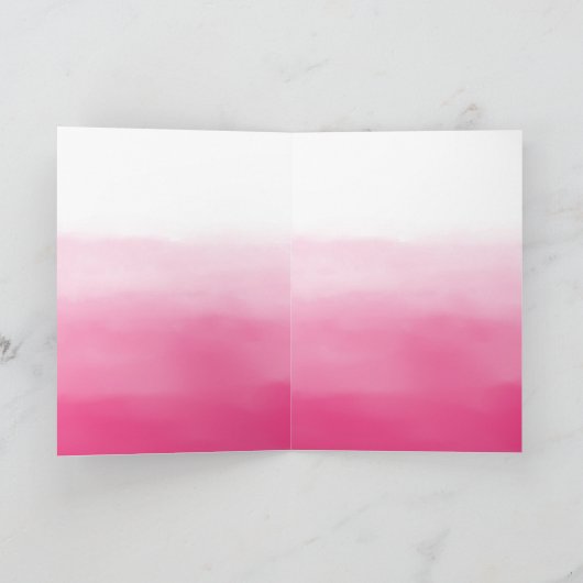 ピンクウォーターカラー金ゴールドヒョウ カード (内部)