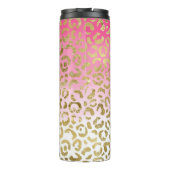ピンクウォーターカラー金ゴールドヒョウ タンブラー (裏面)