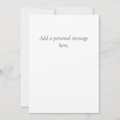 ピンクウォーターカラー&ゴールドフォイルハッピーバースデーカード 招待状 (裏面)