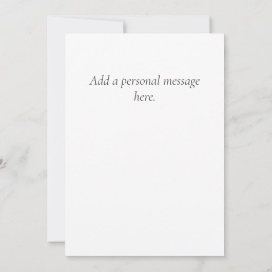 ピンクウォーターカラー&ゴールドフォイルマザーズデイカード 招待状 (裏面)