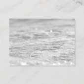 ピンクウォーターコロスノーフレークスベビーシャワーアドバイスカード エンクロージャーカード (裏面)