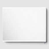 ピンクウォーターバラ結婚ズゲストブック ゲストブック (裏面)