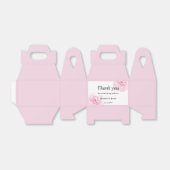 ピンクウォーターバラ結婚ズ フェイバーボックス (折り畳みなし)