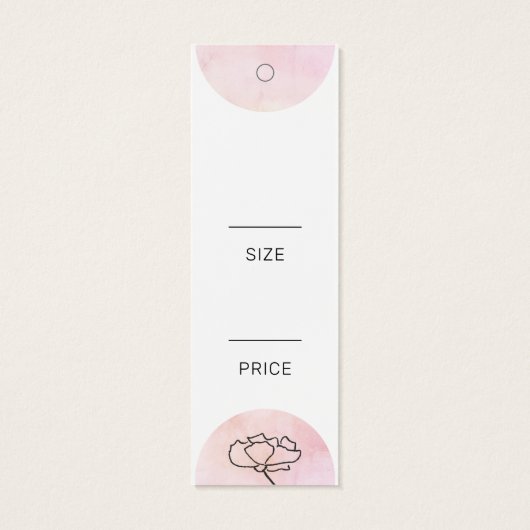 ピンクウォーターフローラソーシャルメディつるア価格ラベル (裏面)