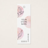 ピンクウォーターフローラソーシャルメディつるア価格ラベル (正面)