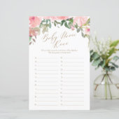 ピンクウォーターフローラベビー名レースゲーム (スタンド正面)