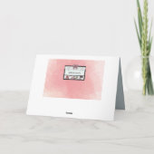 ピンクウォーターフローラマザーズデイカード シーズンカード (裏面)