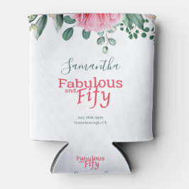 ピンクウォーターフローラ50thバースデーパーティーのお願い 缶クーラー