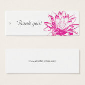 ピンクウォーターリギフトラベル (正面&裏面)