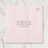 ピンクウォーター結婚カラーのケーキありがとう フェイバータグ (裏面)