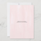 ピンクウォーター結婚カラーズケーキブライダルシャワー 招待状 (裏面)