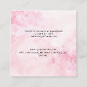 ピンクウォーター美しいサロン割引カード 割引カード (裏面)