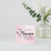 ピンクウォーター美しいサロン割引カード 割引カード (スタンド正面)