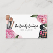 ピンクウォーター美しいメイクアップアーティスト 名刺 (正面)
