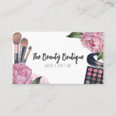ピンクウォーター美しいメイクアップアーティスト 名刺 (正面)