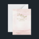 ピンクウォーター色金ゴールドタイプ日付夜アドバイスカード アドバイスカード<br><div class="desc">このピンクの水の色金ゴールドタイプの結婚日付の夜のアドバイスカードのプレゼントはエレガントしかし、ミニマルで汎用性の高いデザイン。ピンクの水色の中の珊瑚の色合い、桃、赤面、メイブ色彩の鮮やか、ほこりっぽいバラは日の出や夕日に至るまで、金ゴールドグリッターと金ゴールド書道タイプの装飾が施されミニマル、繊細で上品でありながらなデザインを作り出シンプルす。</div>