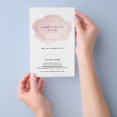 ピンクウォーター色金ゴールドフレームキャンディバーラッパ チラシ (ハンドル)