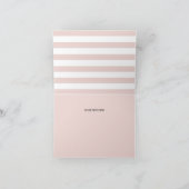 ピンクウッドランドフレンズサンキューカード サンキューカード (内部)