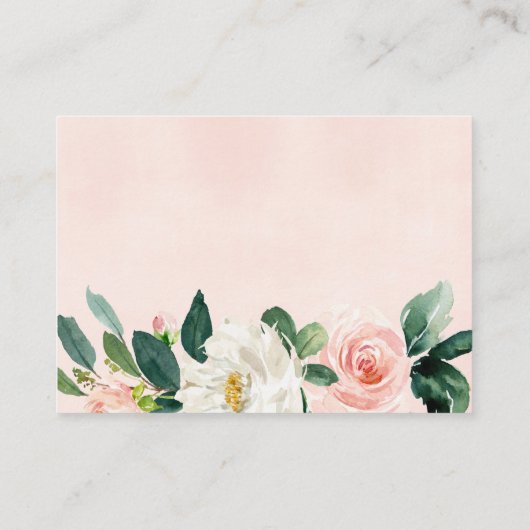 ピンクウッドランドフローラママのベリーゲームの大きさ エンクロージャーカード (裏面)