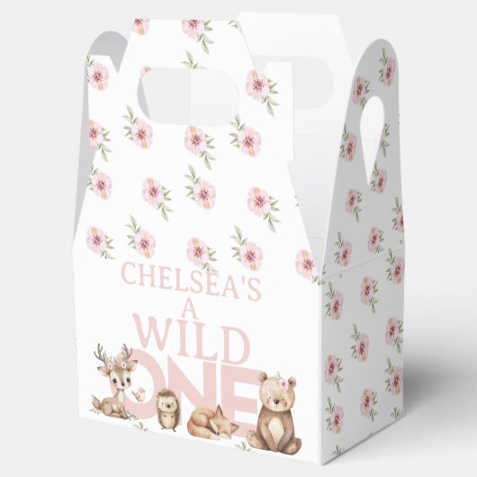 ピンクウッドランドワイルドワン誕生日 フェイバーボックス (オープン)