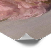 ピンクウーマンかわいらしアートの強化 ポスター (角)