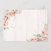 ピンクウ素朴ィードキャンパーサンキューカード エンクロージャーカード (裏面)