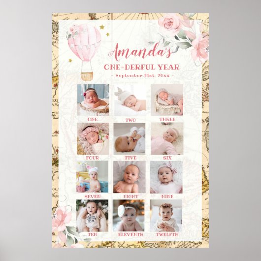 ピンクエアバルーン初年度フォトコラージョップ ポスター (正面)