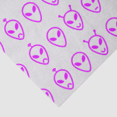 ピンクエイリアン顔 薄葉紙 (詳細)