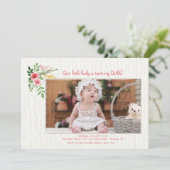 ピンクエクスプレッションフォト招待状 招待状 (スタンド正面)